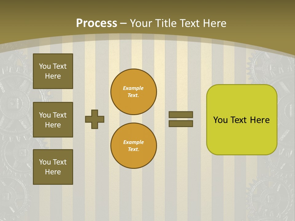 Alloy Cog Mechanism PowerPoint Template
