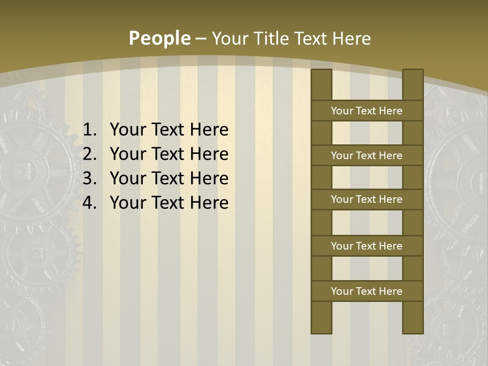 Alloy Cog Mechanism PowerPoint Template