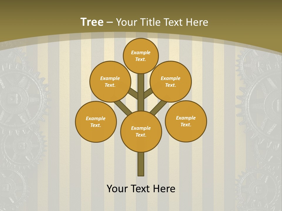 Alloy Cog Mechanism PowerPoint Template