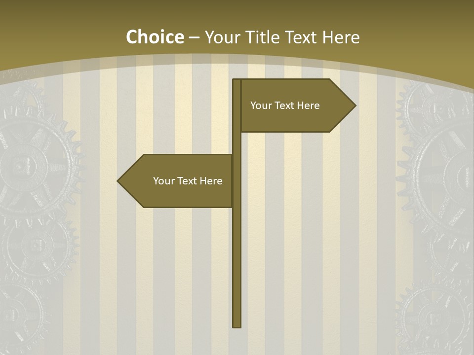 Alloy Cog Mechanism PowerPoint Template