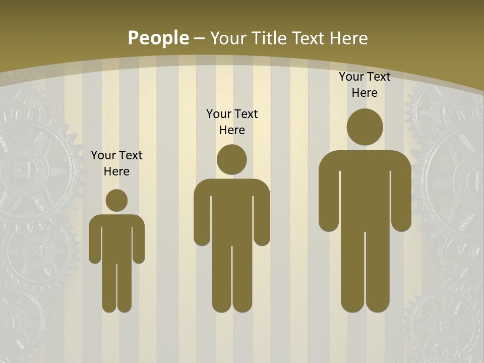 Alloy Cog Mechanism PowerPoint Template
