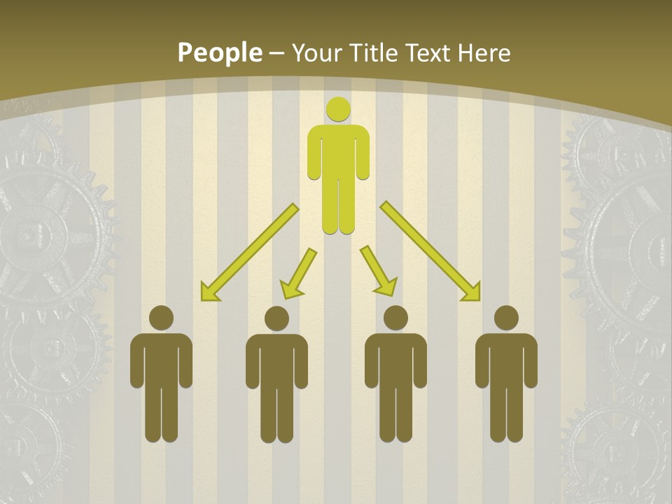 Alloy Cog Mechanism PowerPoint Template
