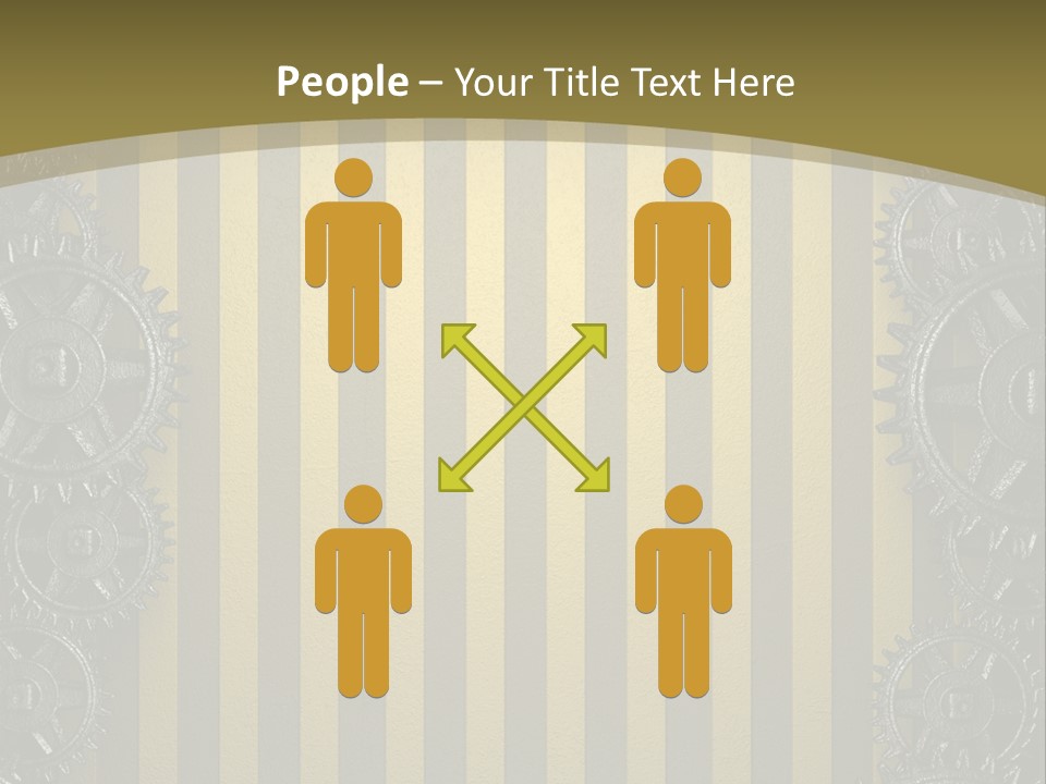 Alloy Cog Mechanism PowerPoint Template
