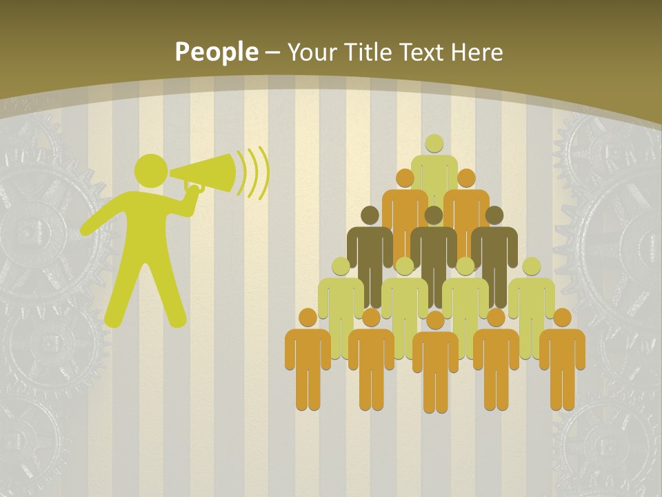 Alloy Cog Mechanism PowerPoint Template