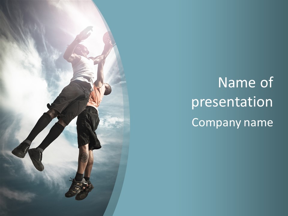 Score Male Background PowerPoint Template