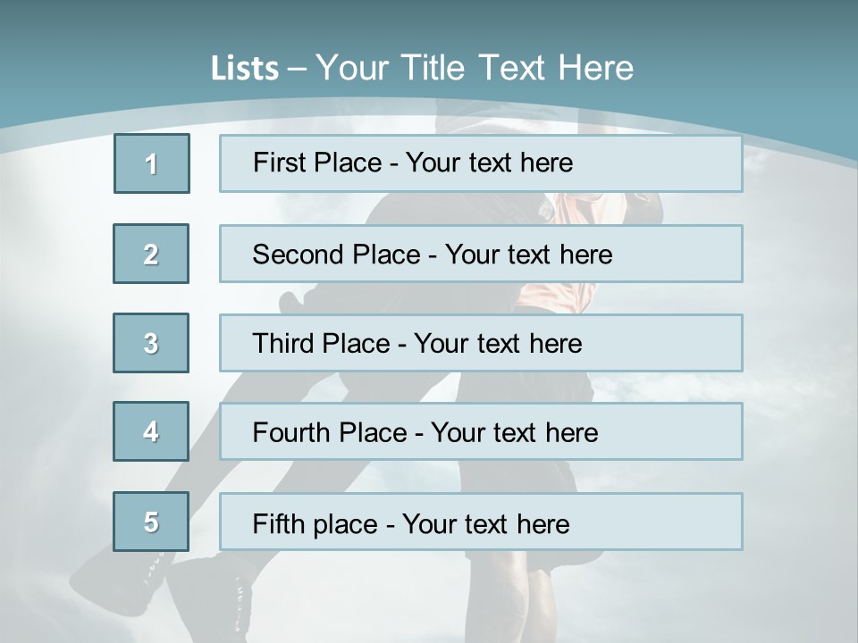 Score Male Background PowerPoint Template