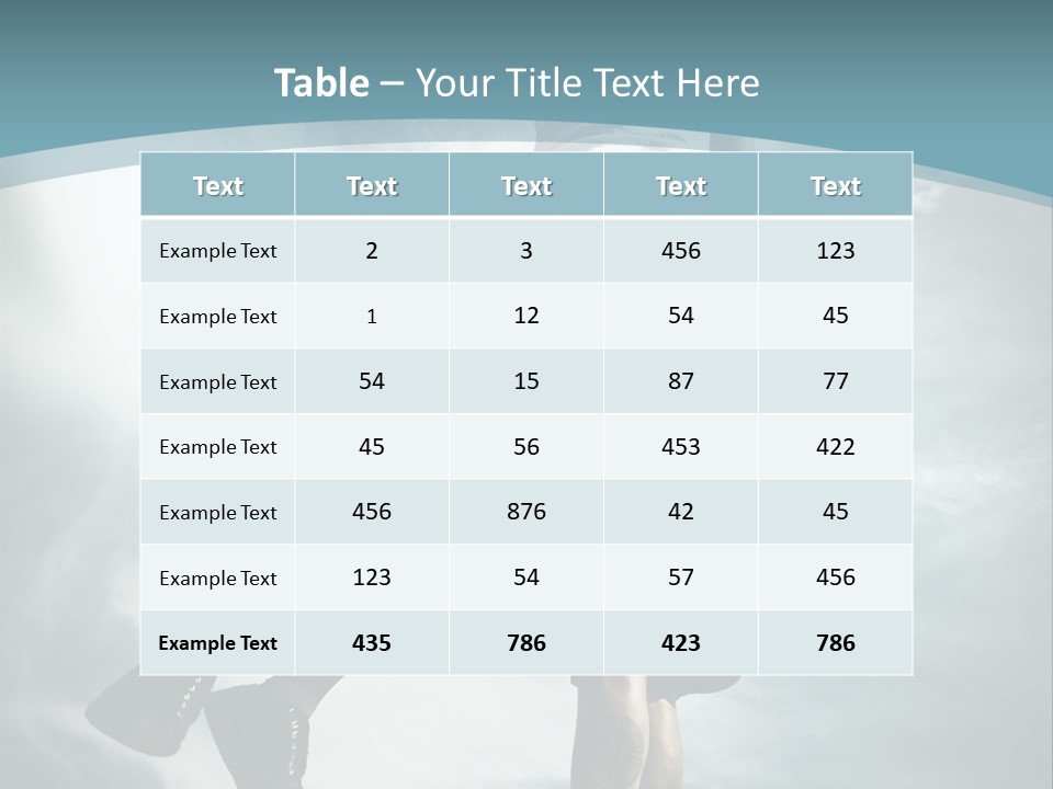 Score Male Background PowerPoint Template
