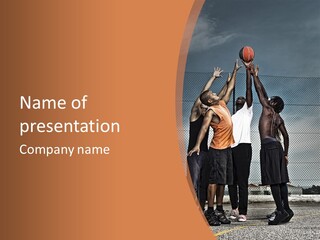 Court Dunk Game PowerPoint Template