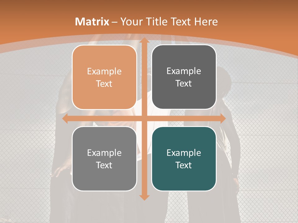 Court Dunk Game PowerPoint Template