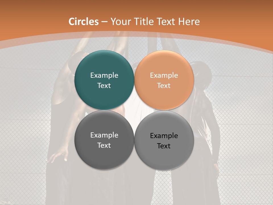 Court Dunk Game PowerPoint Template