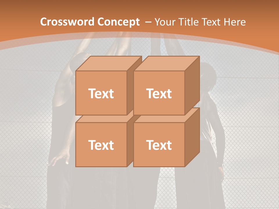 Court Dunk Game PowerPoint Template