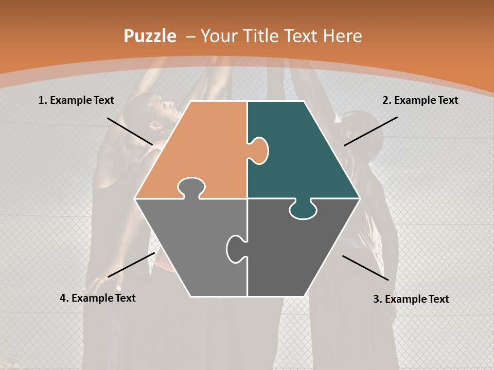 Court Dunk Game PowerPoint Template