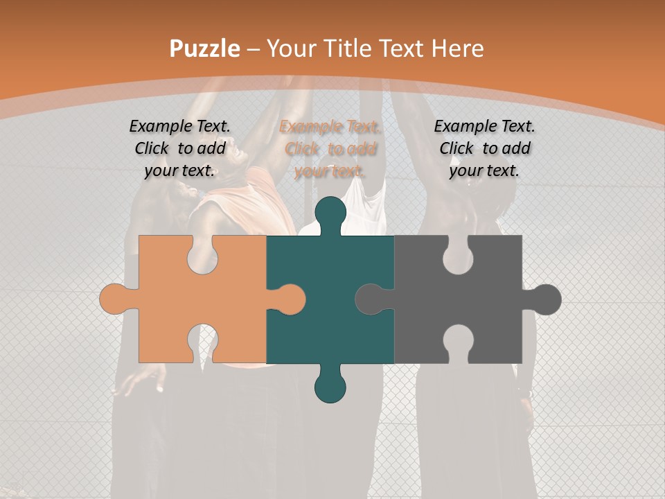 Court Dunk Game PowerPoint Template