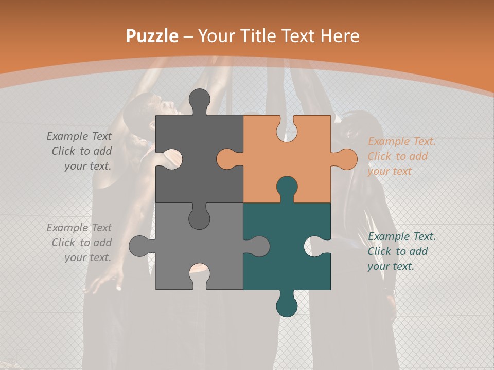 Court Dunk Game PowerPoint Template