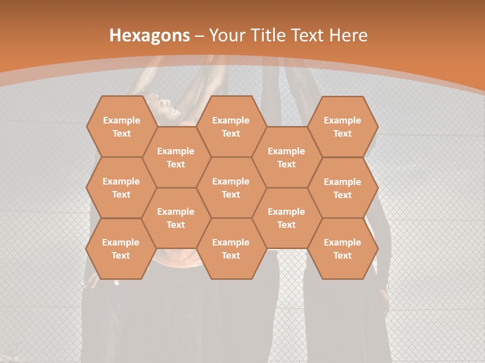 Court Dunk Game PowerPoint Template