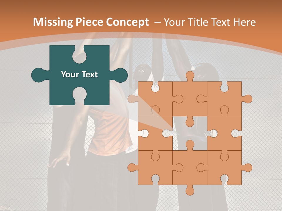 Court Dunk Game PowerPoint Template