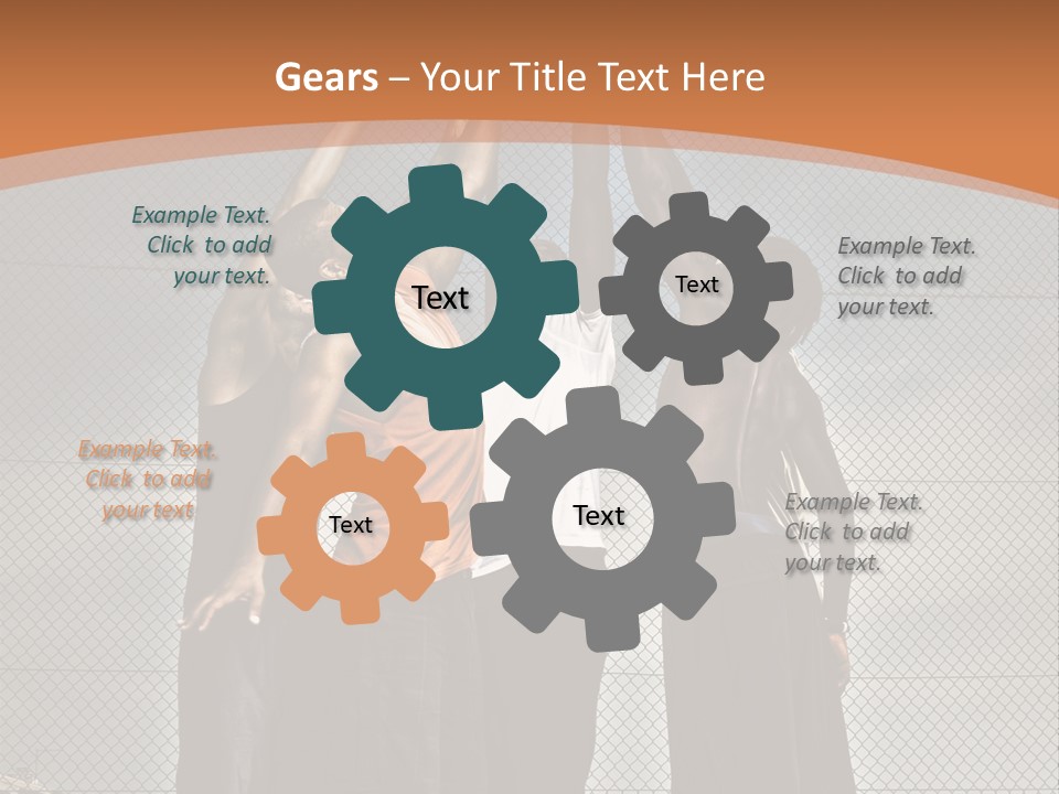 Court Dunk Game PowerPoint Template