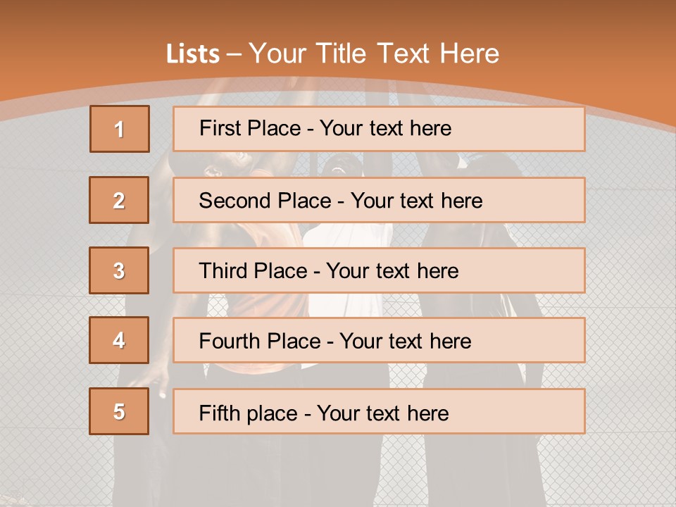 Court Dunk Game PowerPoint Template