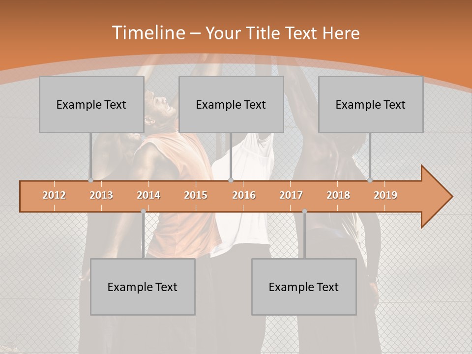 Court Dunk Game PowerPoint Template