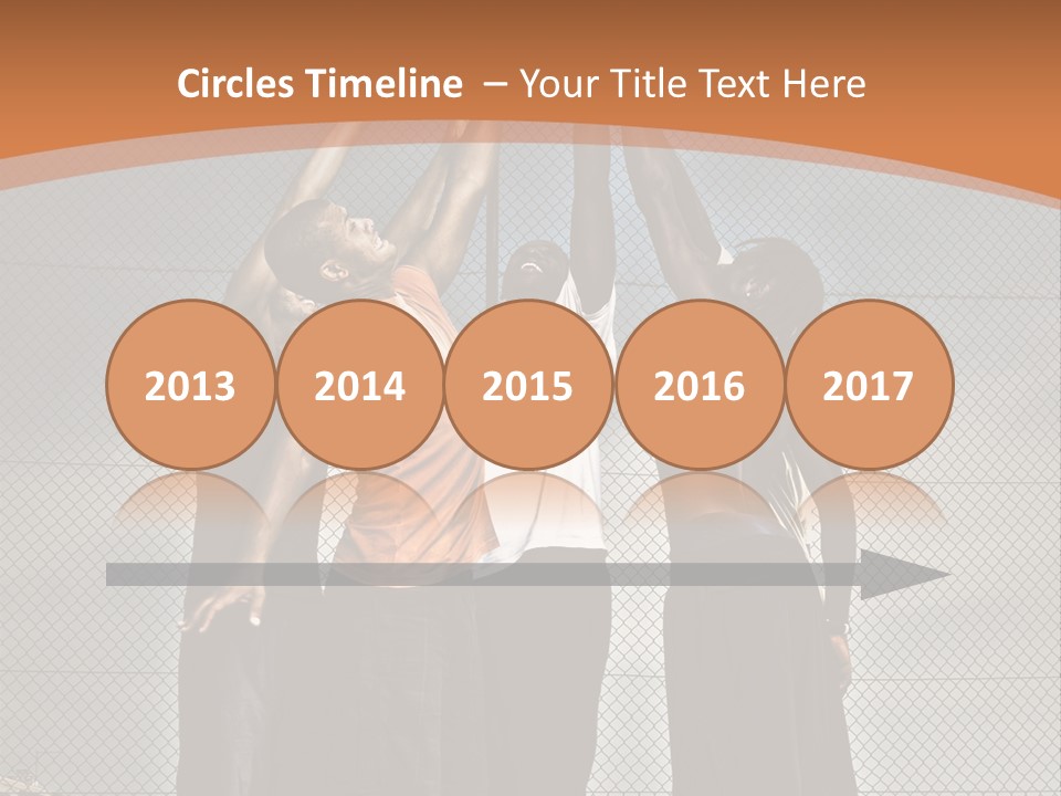 Court Dunk Game PowerPoint Template