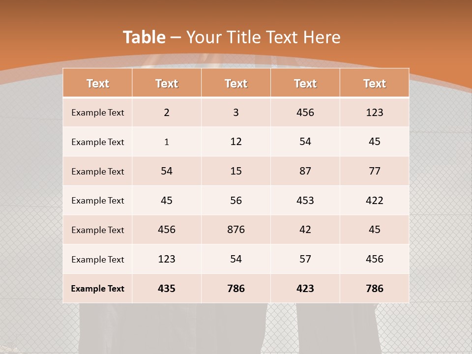 Court Dunk Game PowerPoint Template
