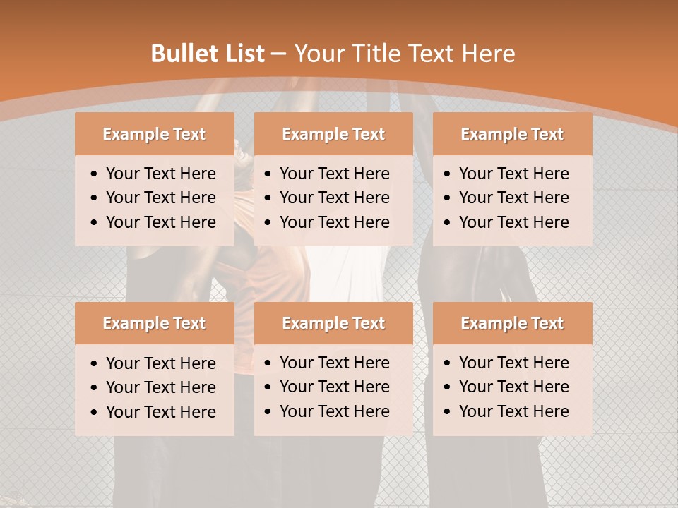 Court Dunk Game PowerPoint Template