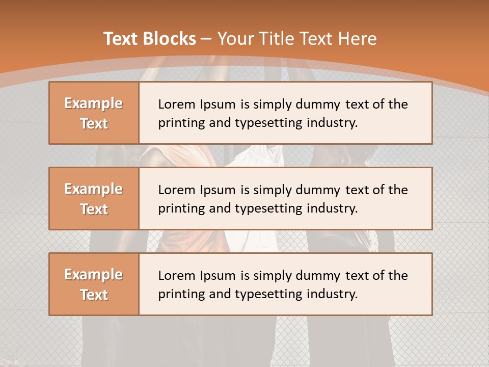 Court Dunk Game PowerPoint Template