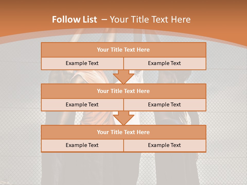 Court Dunk Game PowerPoint Template