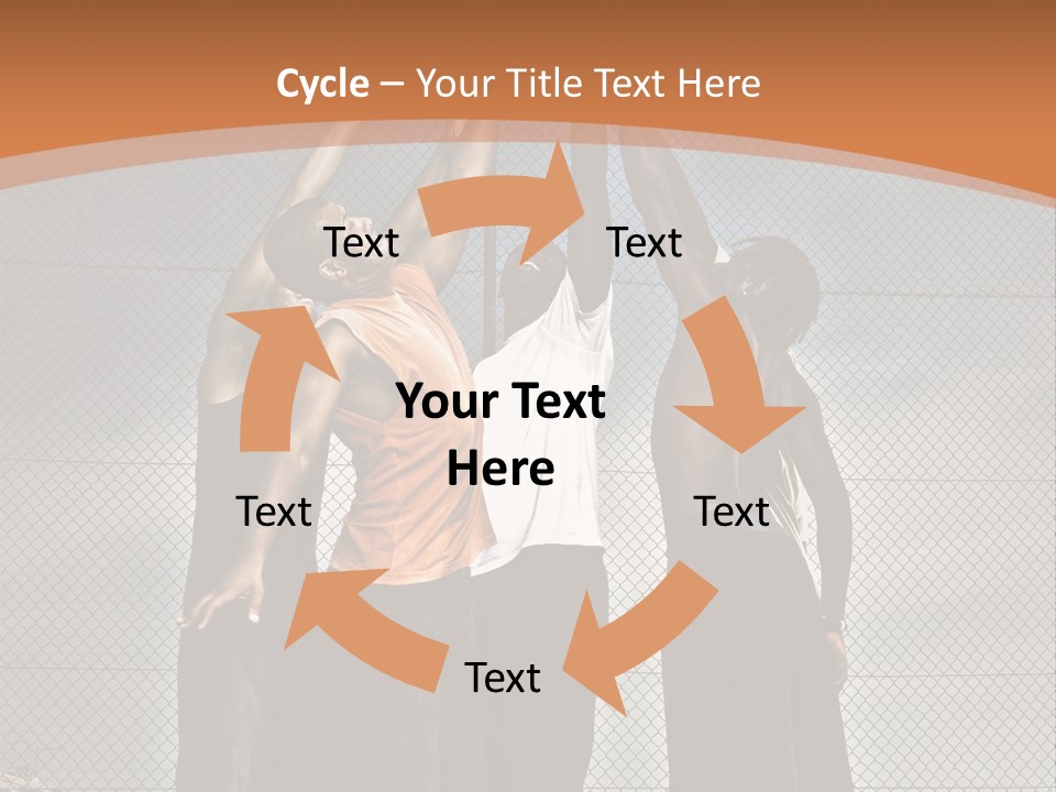 Court Dunk Game PowerPoint Template