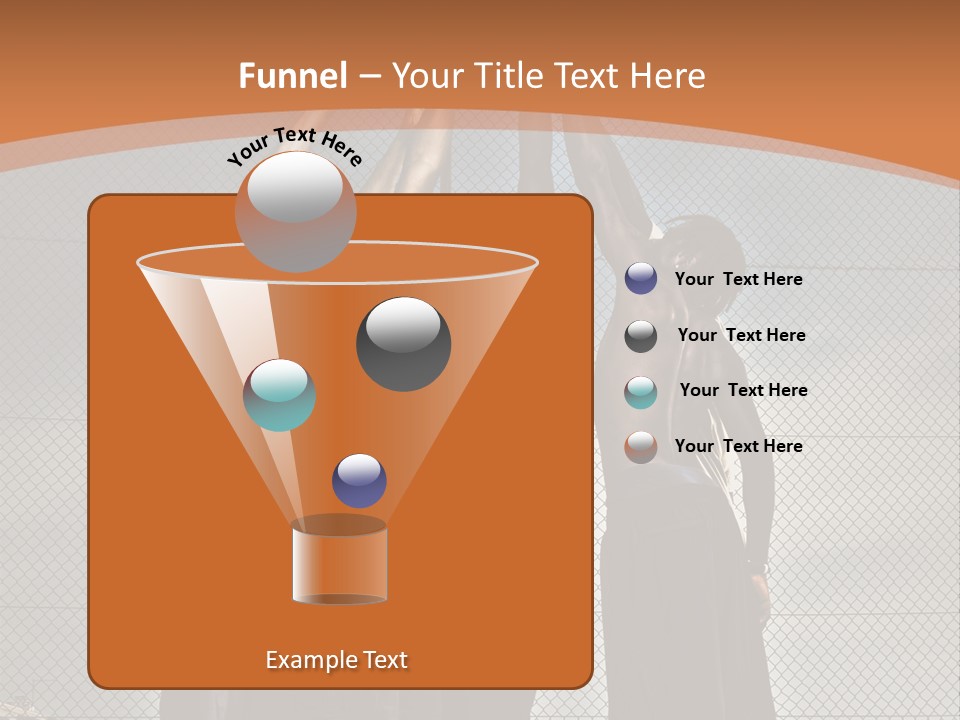 Court Dunk Game PowerPoint Template