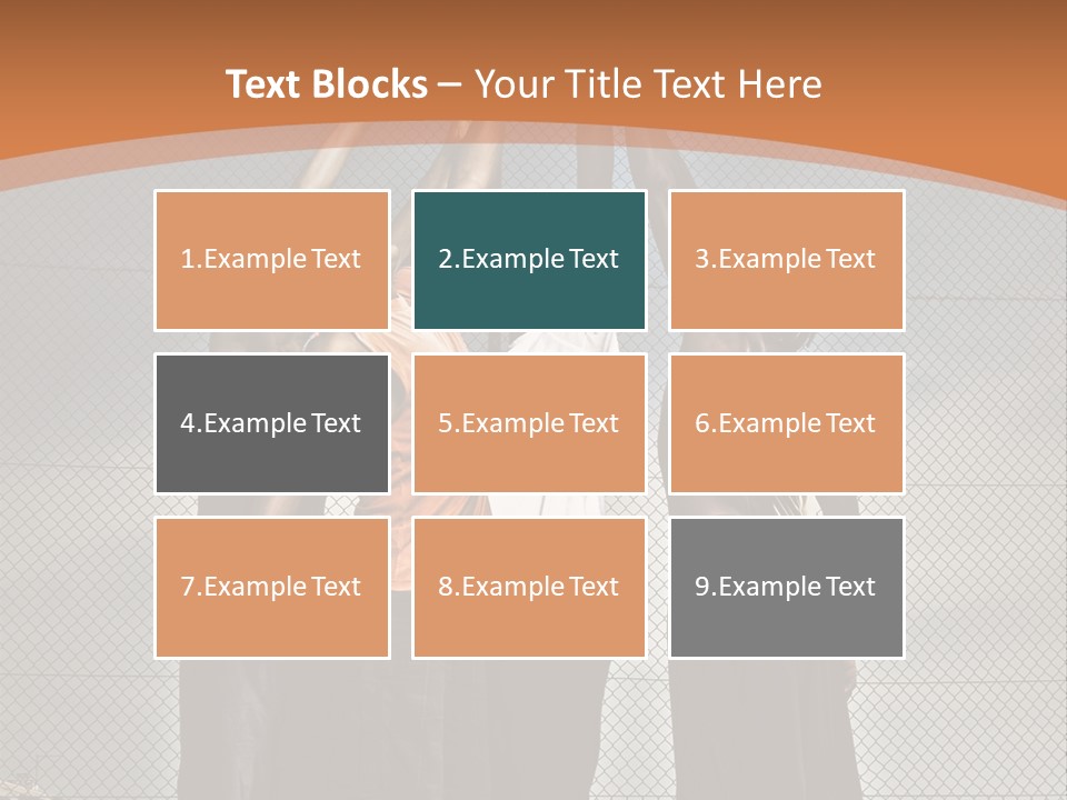Court Dunk Game PowerPoint Template