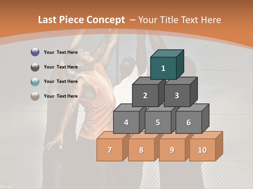 Court Dunk Game PowerPoint Template