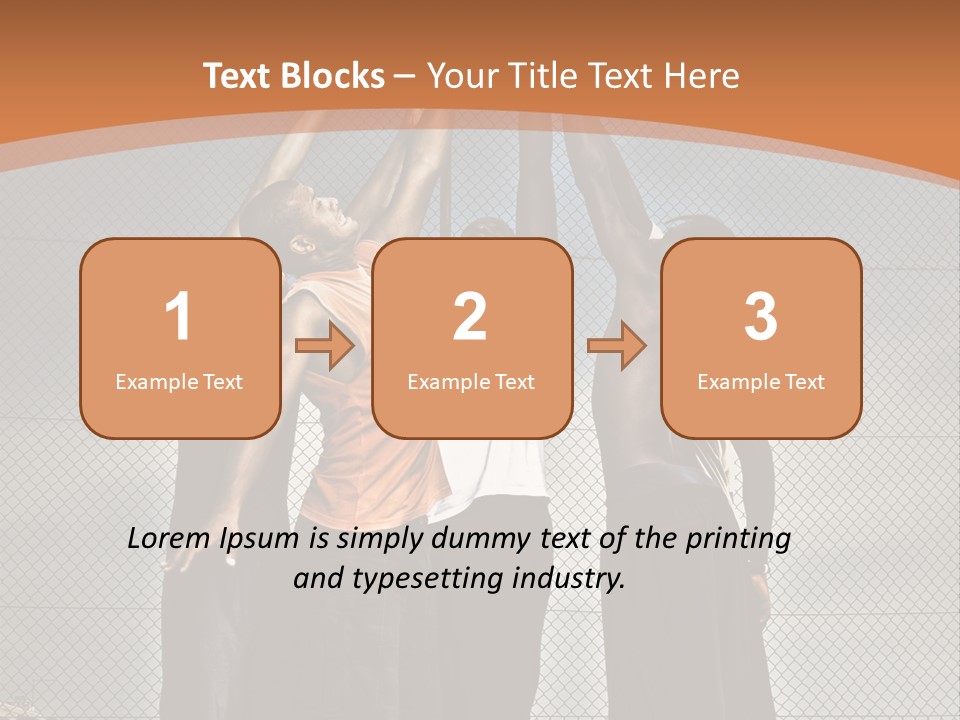 Court Dunk Game PowerPoint Template