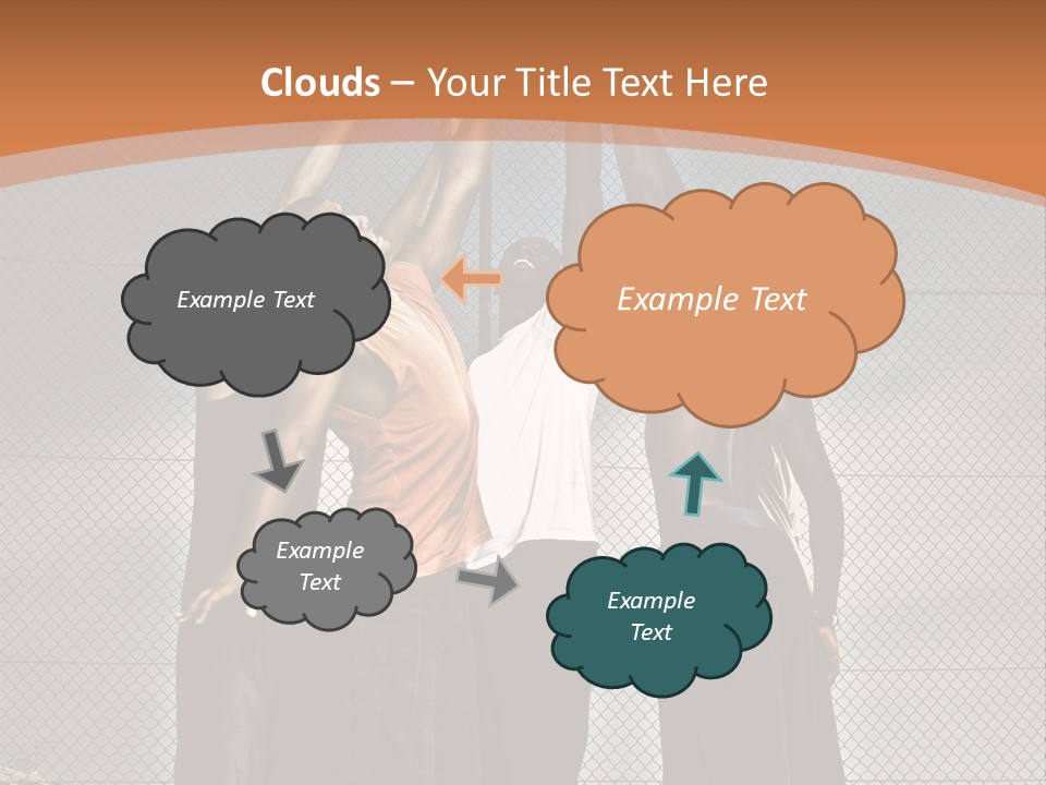 Court Dunk Game PowerPoint Template