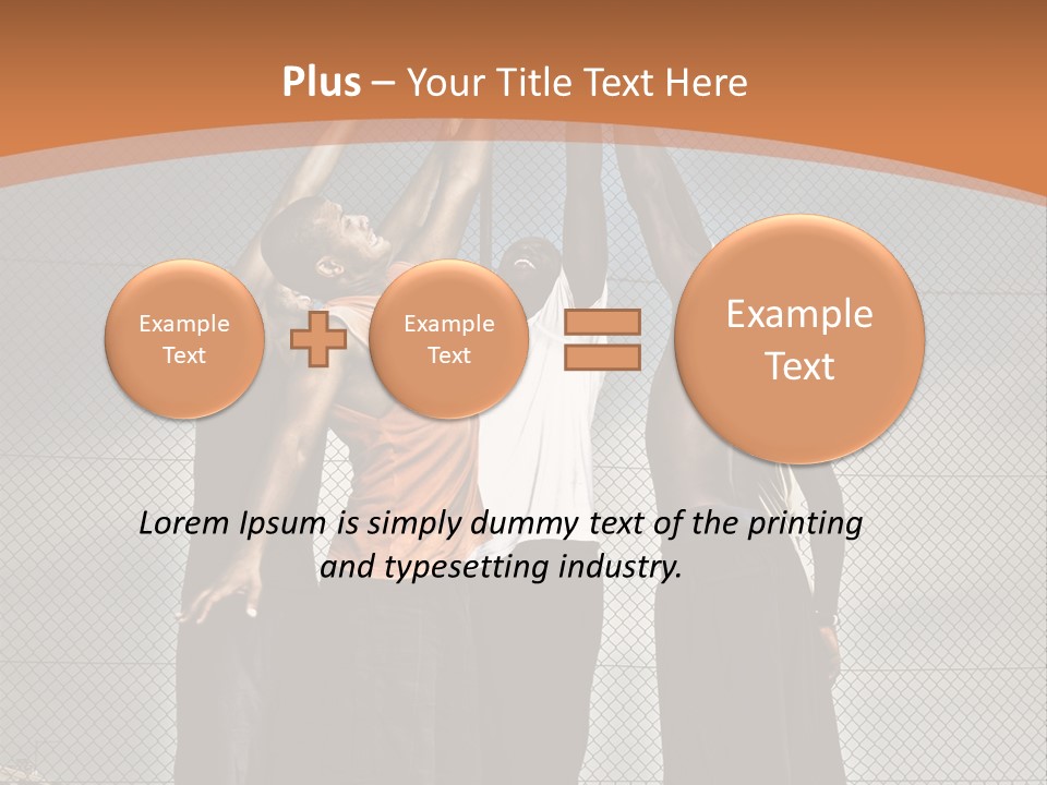 Court Dunk Game PowerPoint Template