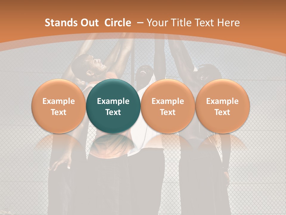 Court Dunk Game PowerPoint Template