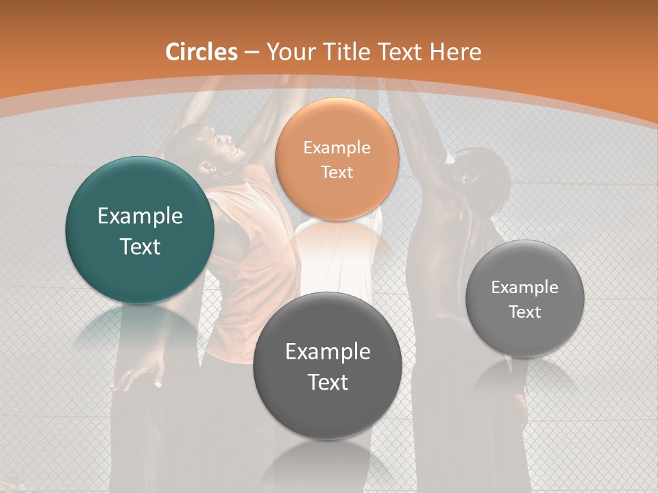 Court Dunk Game PowerPoint Template