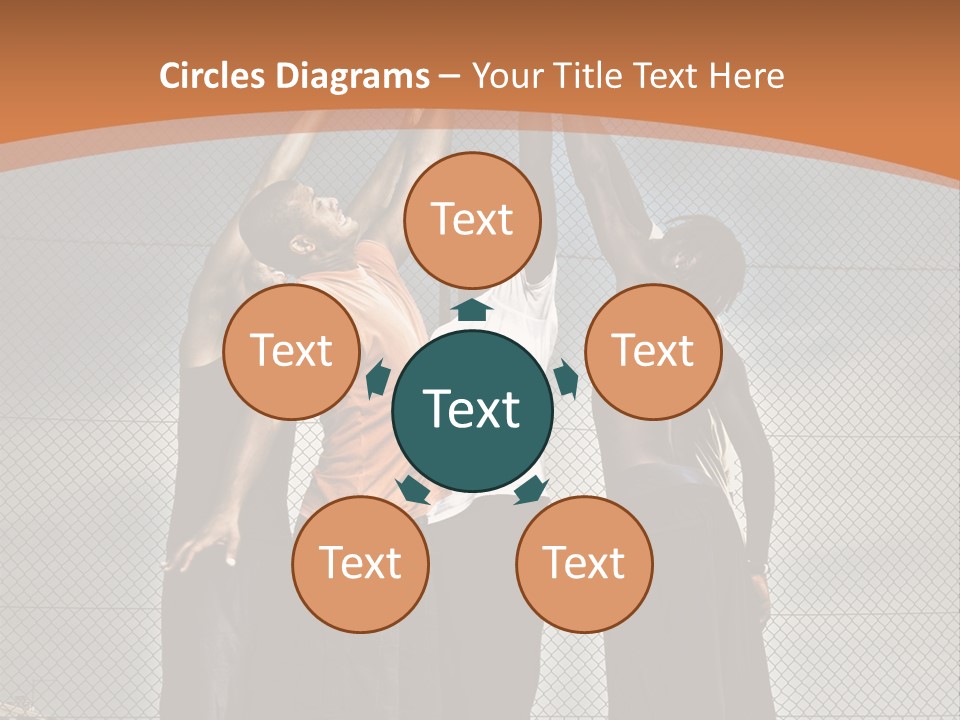 Court Dunk Game PowerPoint Template