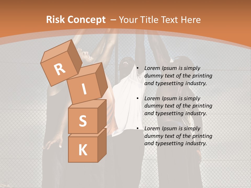 Court Dunk Game PowerPoint Template