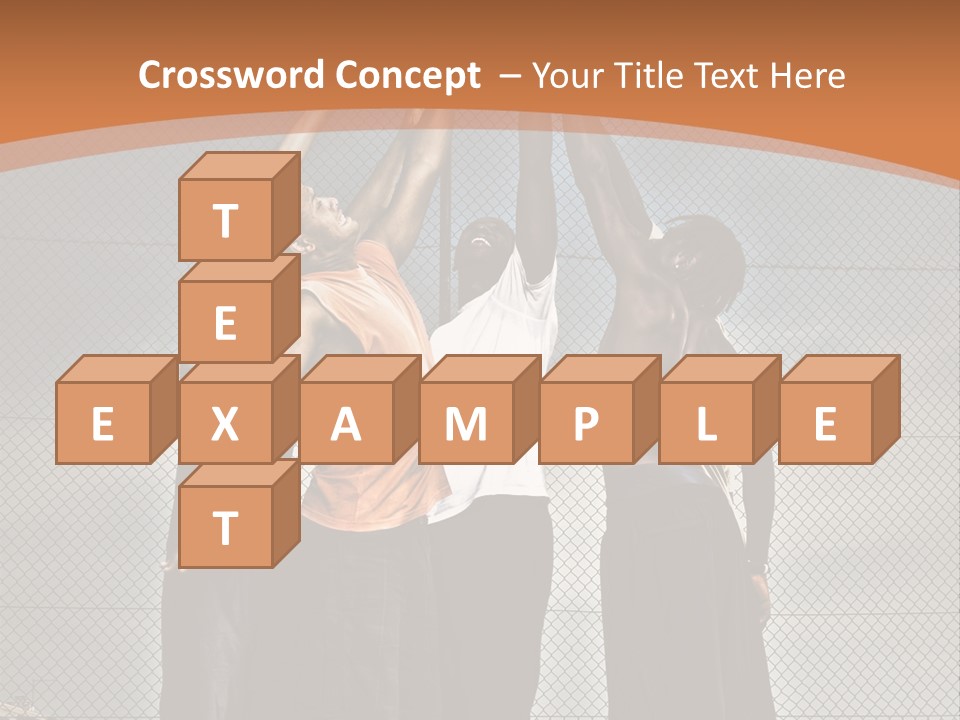 Court Dunk Game PowerPoint Template