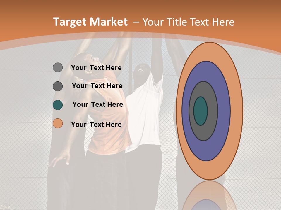 Court Dunk Game PowerPoint Template