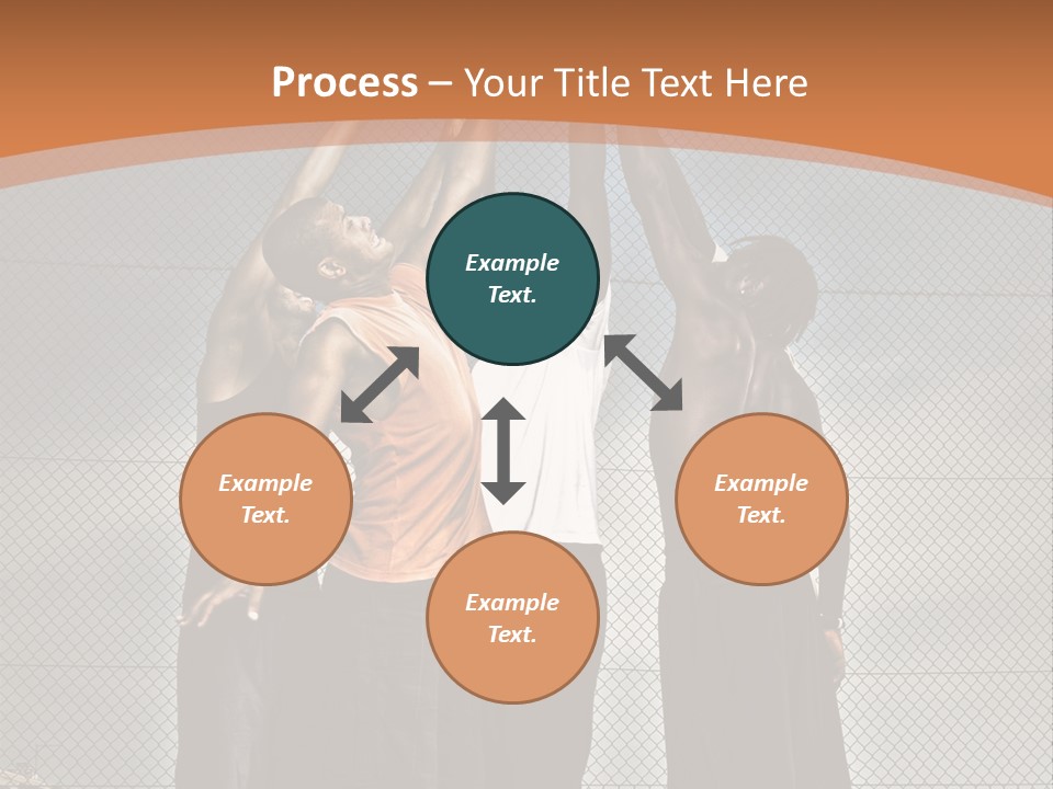 Court Dunk Game PowerPoint Template