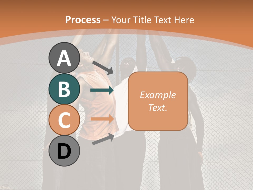 Court Dunk Game PowerPoint Template