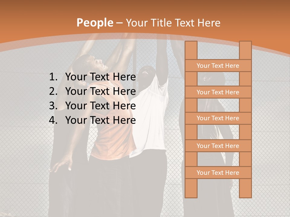 Court Dunk Game PowerPoint Template