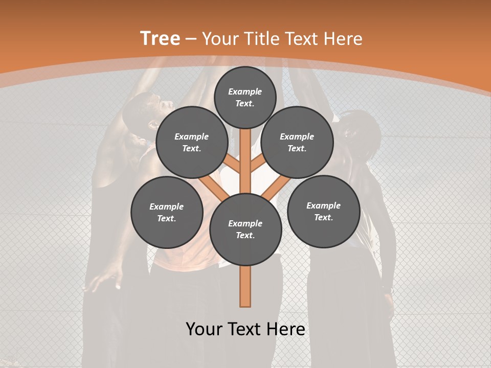 Court Dunk Game PowerPoint Template