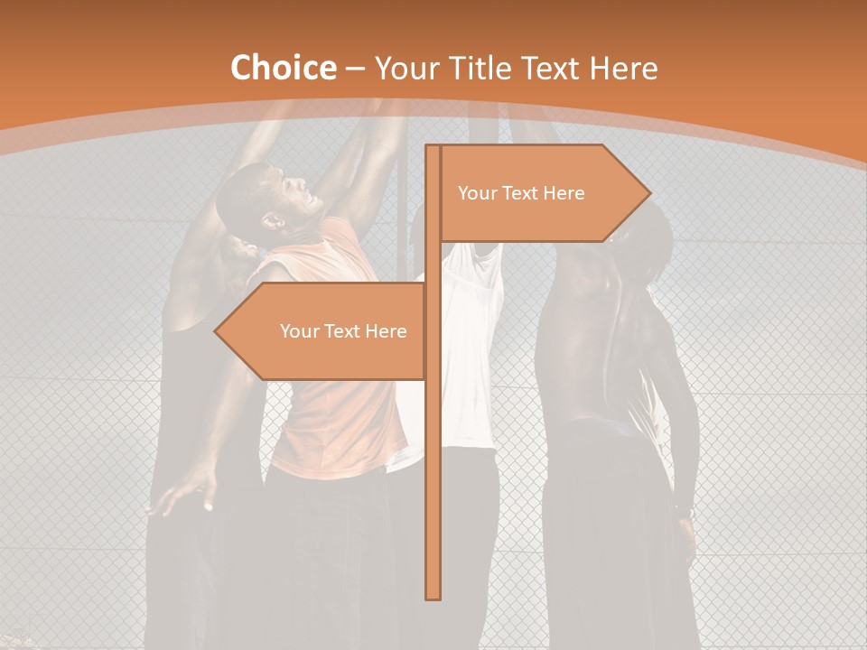 Court Dunk Game PowerPoint Template