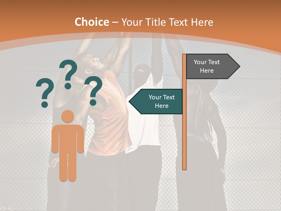 Court Dunk Game PowerPoint Template