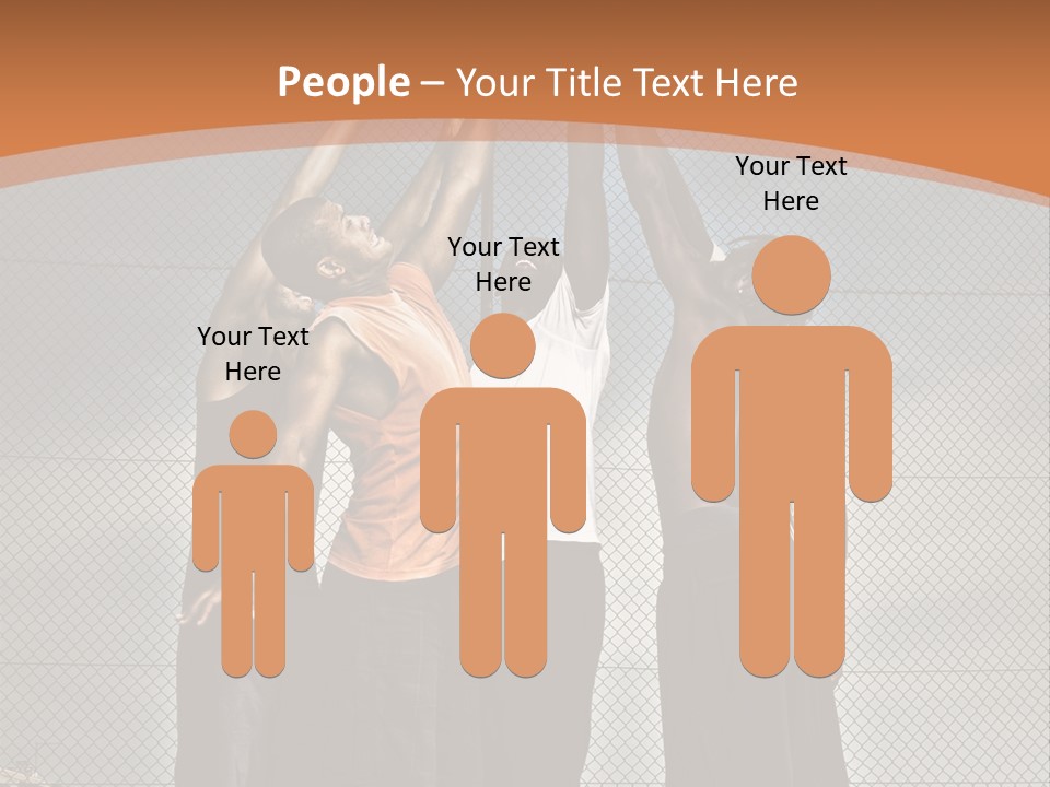 Court Dunk Game PowerPoint Template