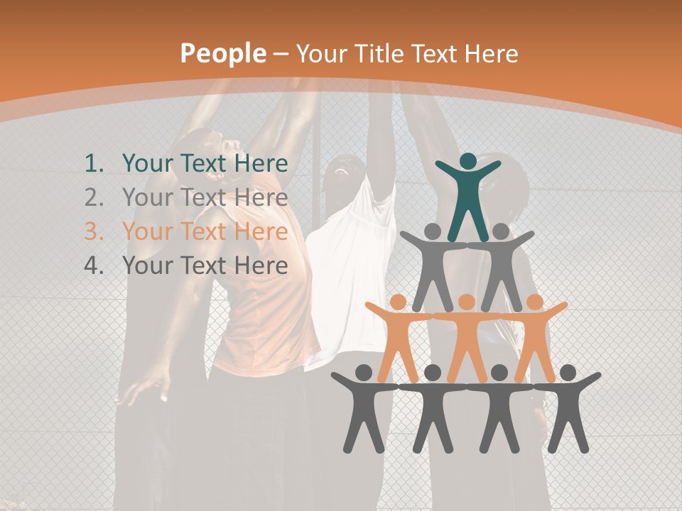 Court Dunk Game PowerPoint Template