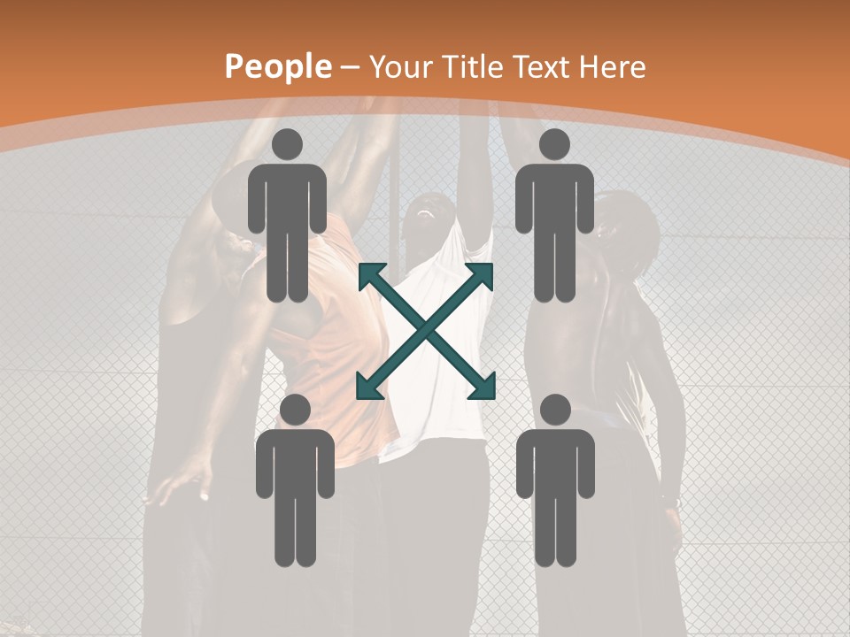 Court Dunk Game PowerPoint Template